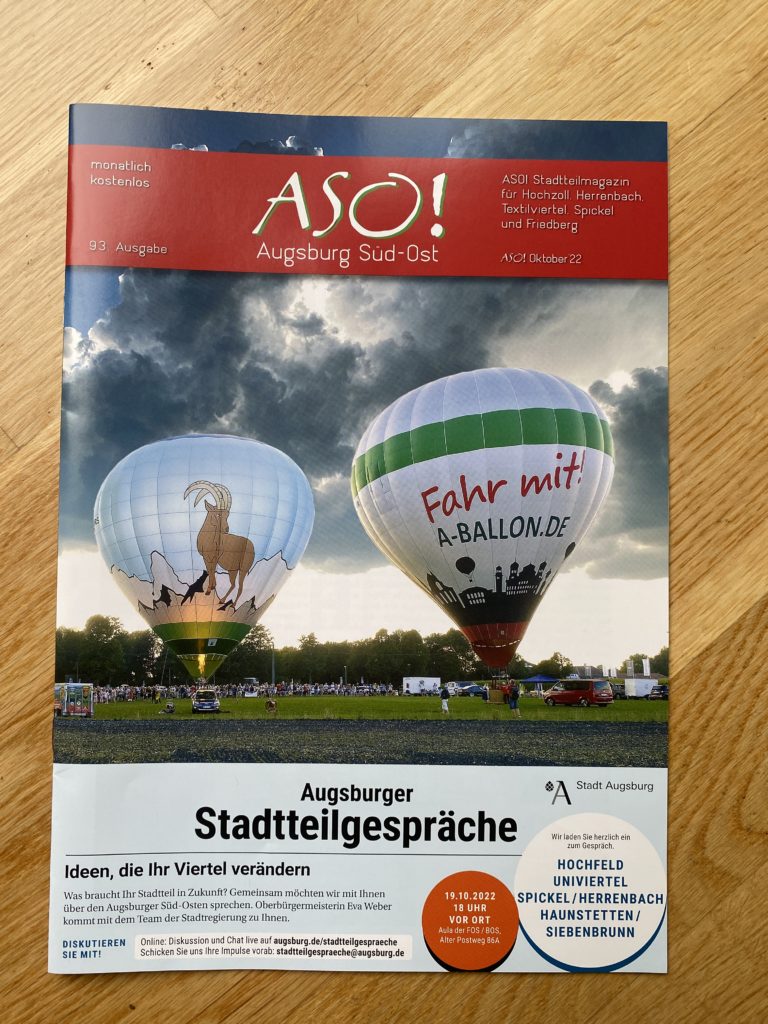 Die Augsburger ASO widmete dem Event sogar die Oktober Ausgabe die Titelseite!
