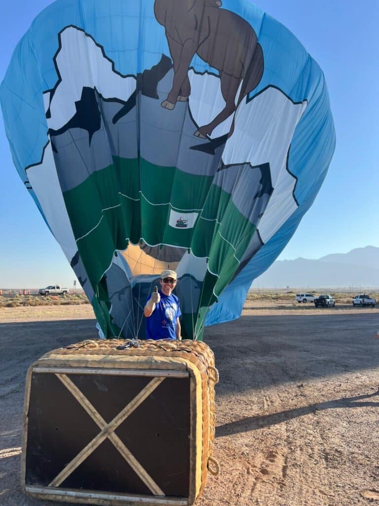 1.Landung in Albuquerque geglückt - im Indianerreservat