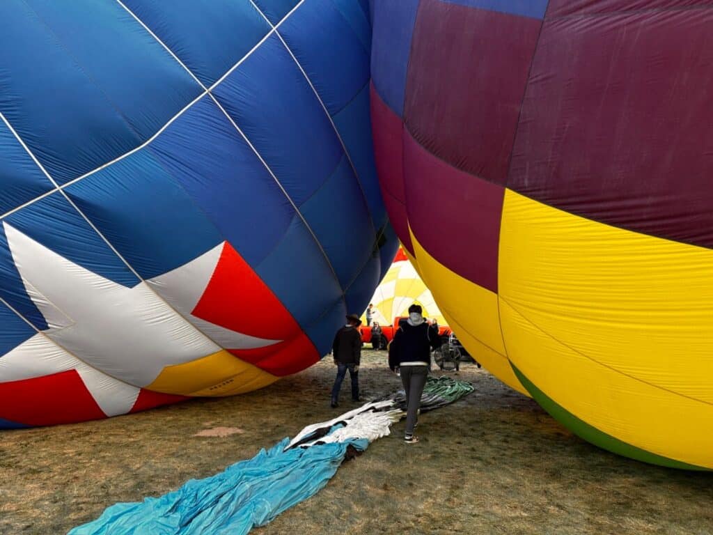 Ballonstart beim größten Ballontreffen der Welt