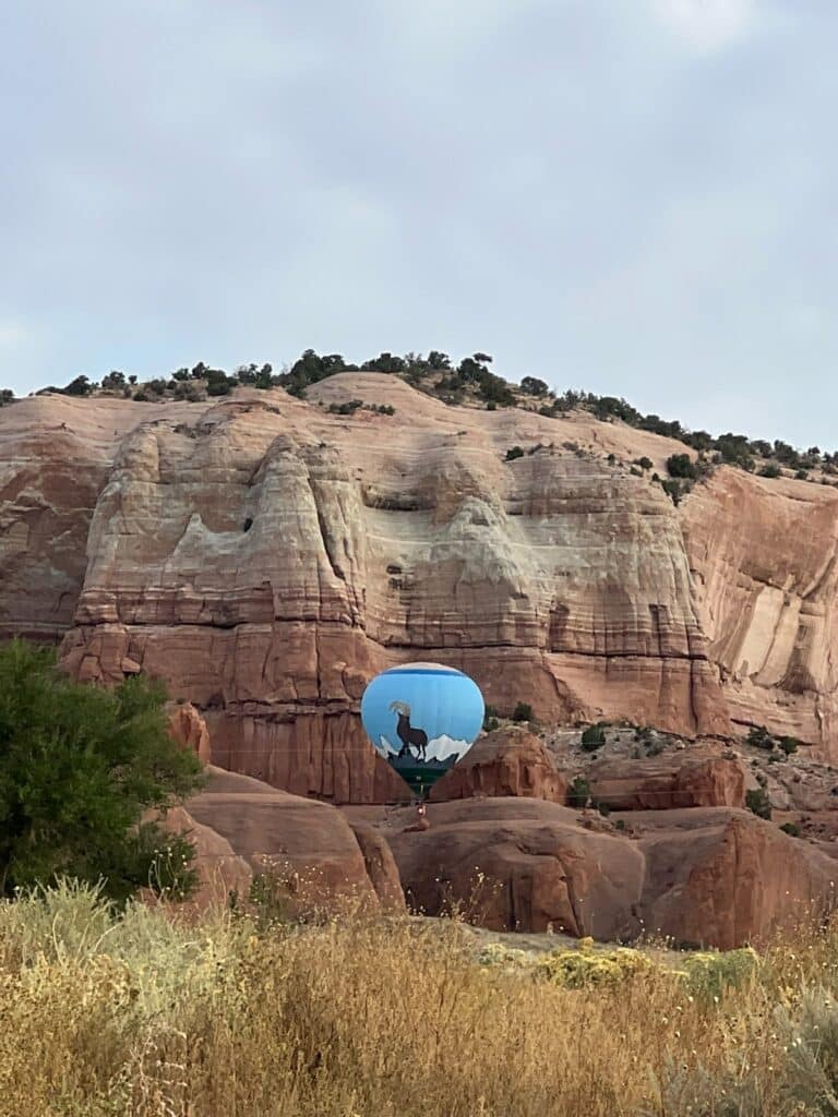 URs der Augsburger Zoo-Ballon in den Red Rocks